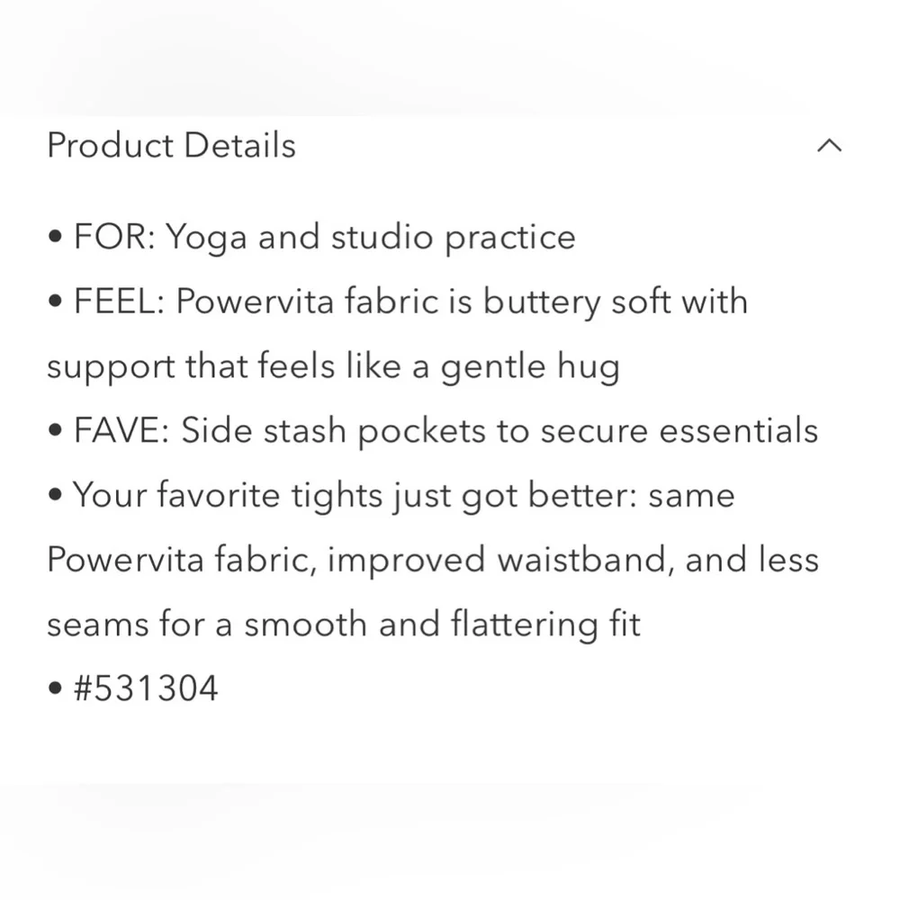 NWT-Athleta Black Salutation Stash Pocket II Capri, Size 1X - Picture 4 of 5